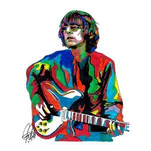 Roger McGuinn The Byrds Guitar Rock Music Poster Print Wall Art 18x24